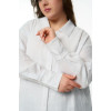 Сорочка з мусліну з довгим рукавом біла