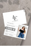 Подарунковий сертифікат 1000