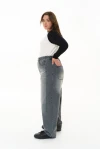 Джинси Baggy з вивареним ефектом сірі