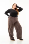 Штани Baggy з вельвету шоколад